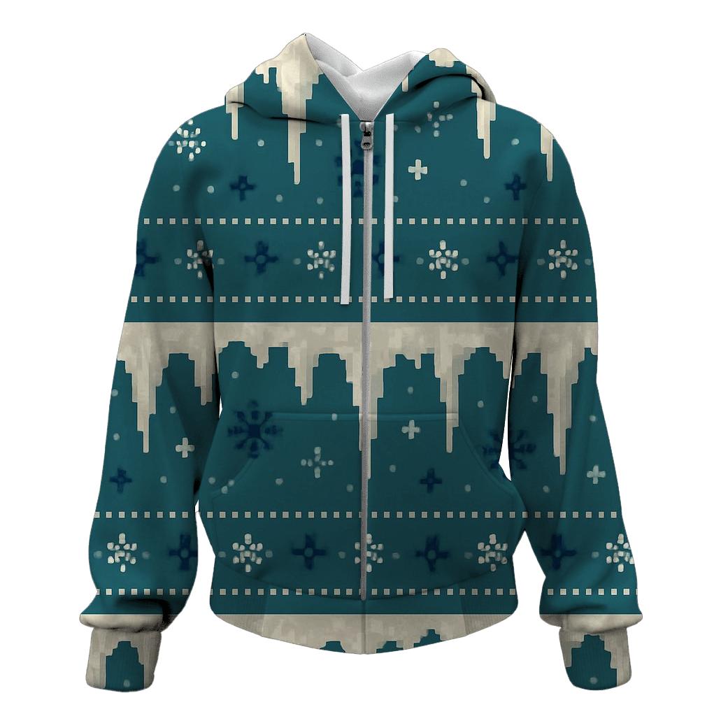 Icicle Banner Cascade Design heavyweight hoodies