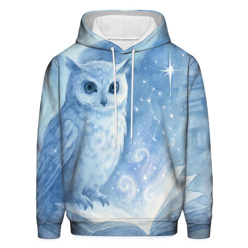 Aurora Owl Librarian printed hoodies