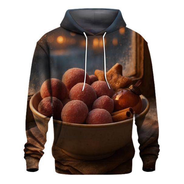 Bowl Of Sugarplums On Window Sill heavyweight hoodies