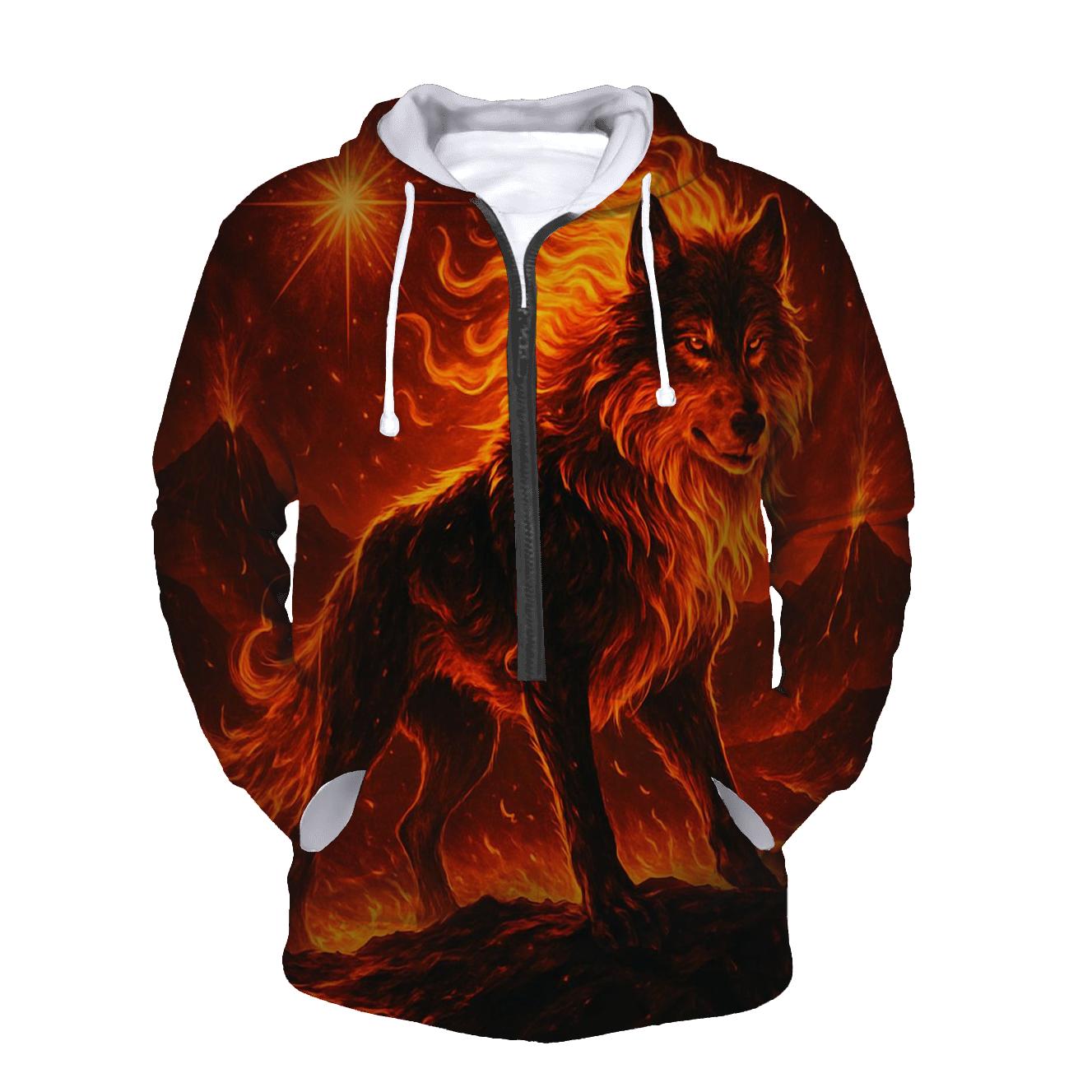 Solar Ember Alpha zip-up hoodies