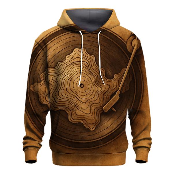 Turntable Topography zip-up hoodies