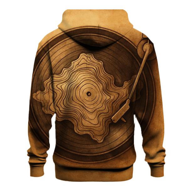 Turntable Topography zip-up hoodies