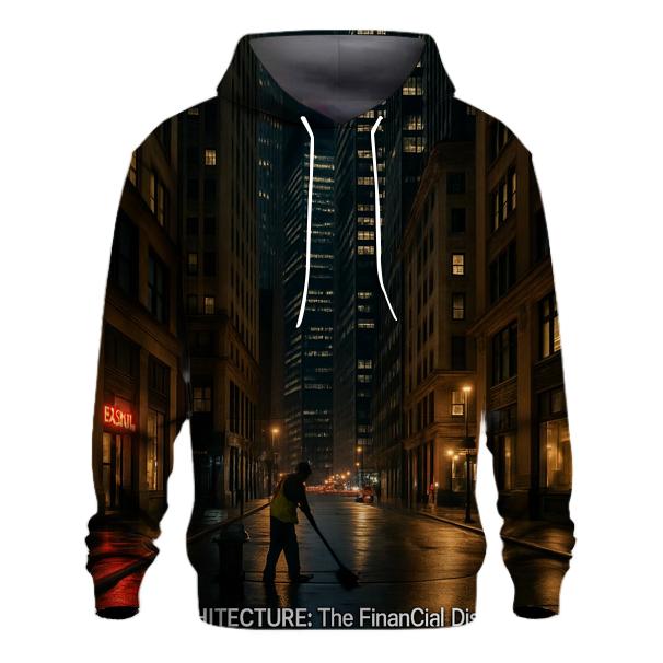 Nighttime Financial District After Hours designer hoodies