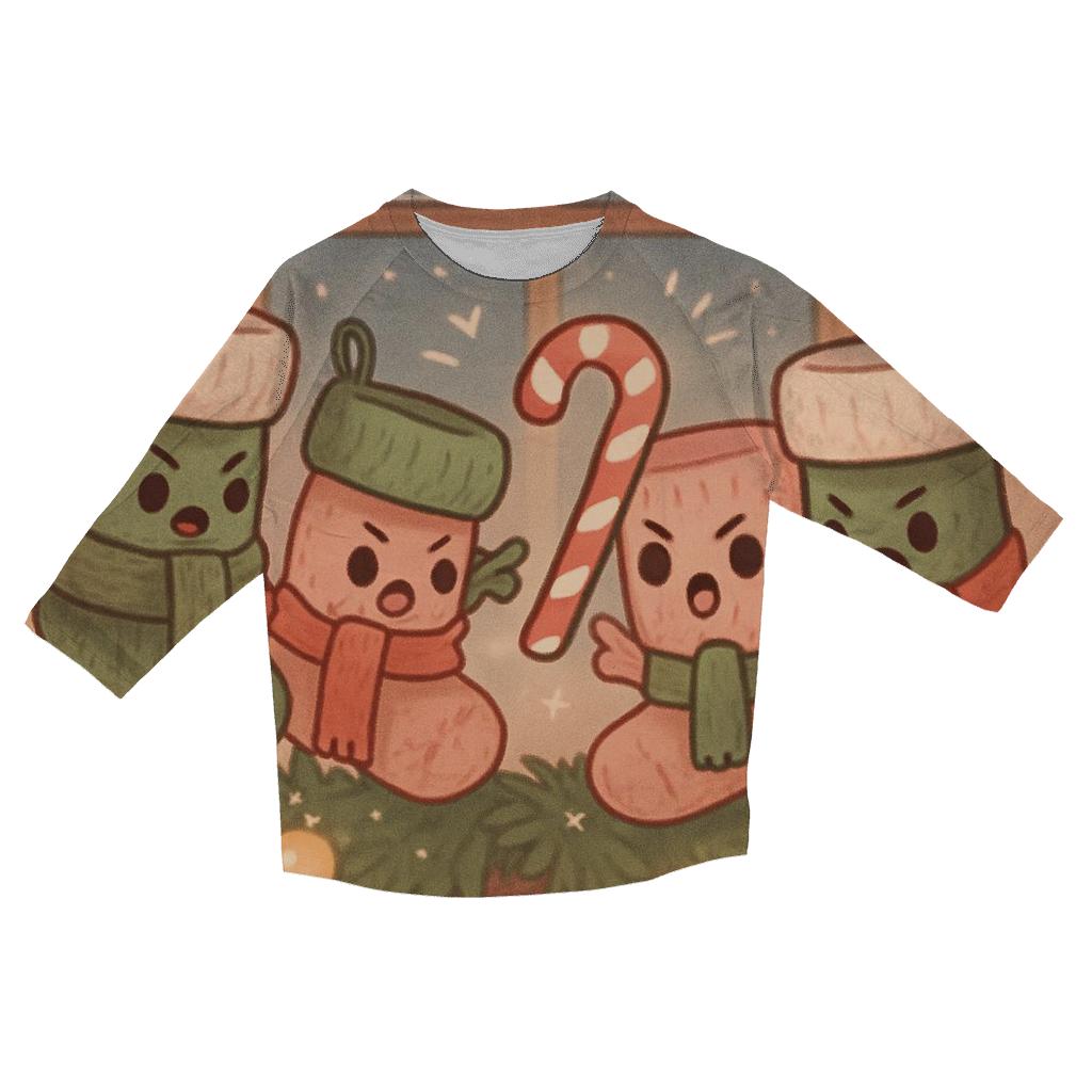 Stocking Standoff personalized 3/4 sleeve tees