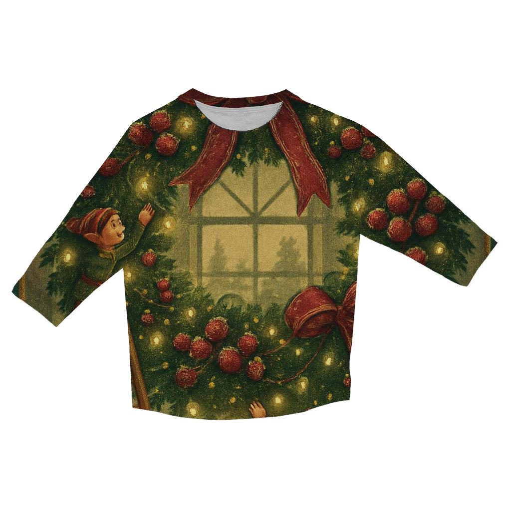 Wreath Workshop Wonder casual three quarter sleeve shirts