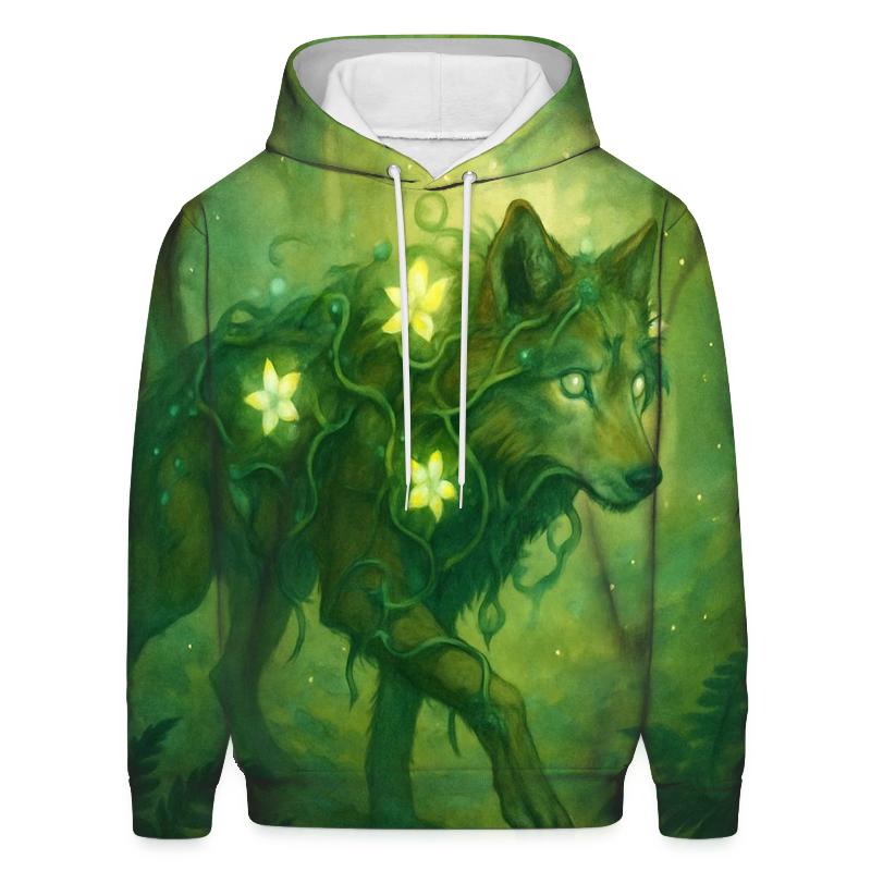 Verdant Moon Stalker printed hoodies