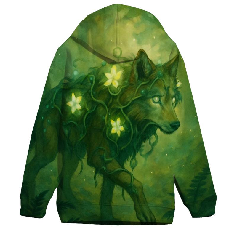 Verdant Moon Stalker printed hoodies
