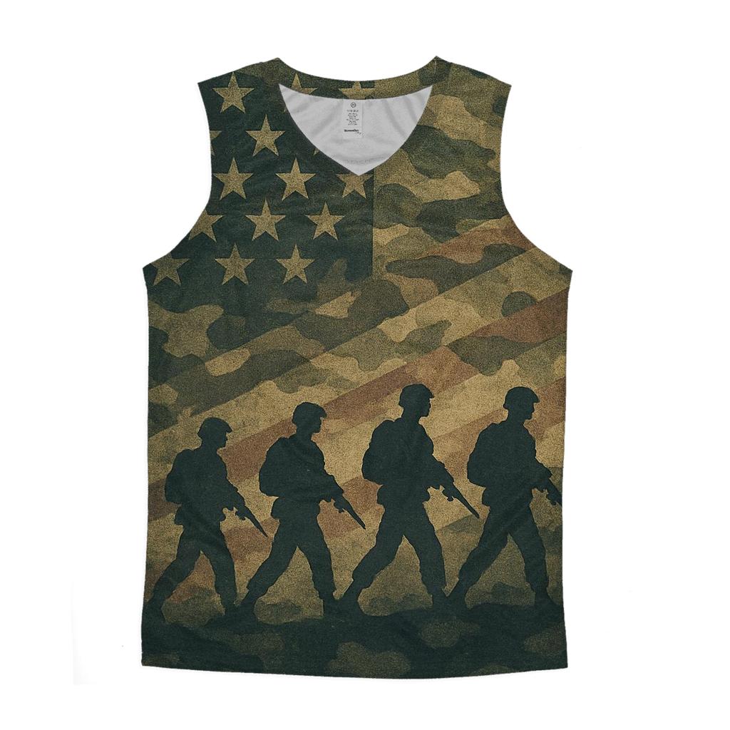 Camouflage Stars Recon personalized athletic tanks