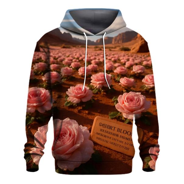 Desert Nubian Rose After Rare Rain hoodie designs
