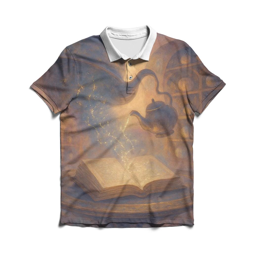 Celestial Tea Of Ages stylish collar polo tees