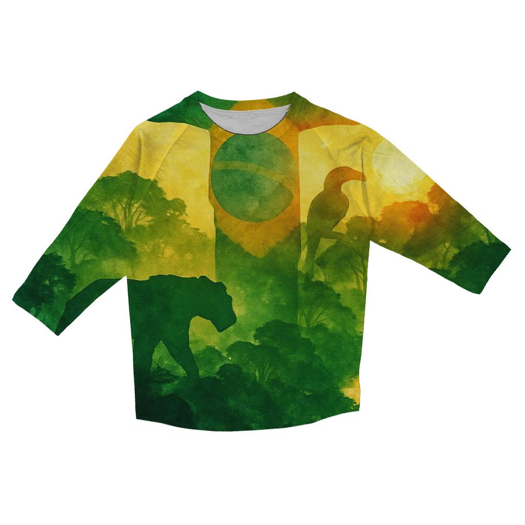 Brazilian Amazon Merge stylish quarter sleeve tops