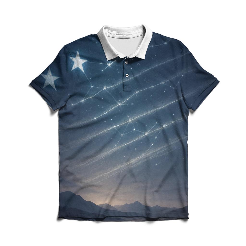 Constellation Flag Drift designer slim fit polos