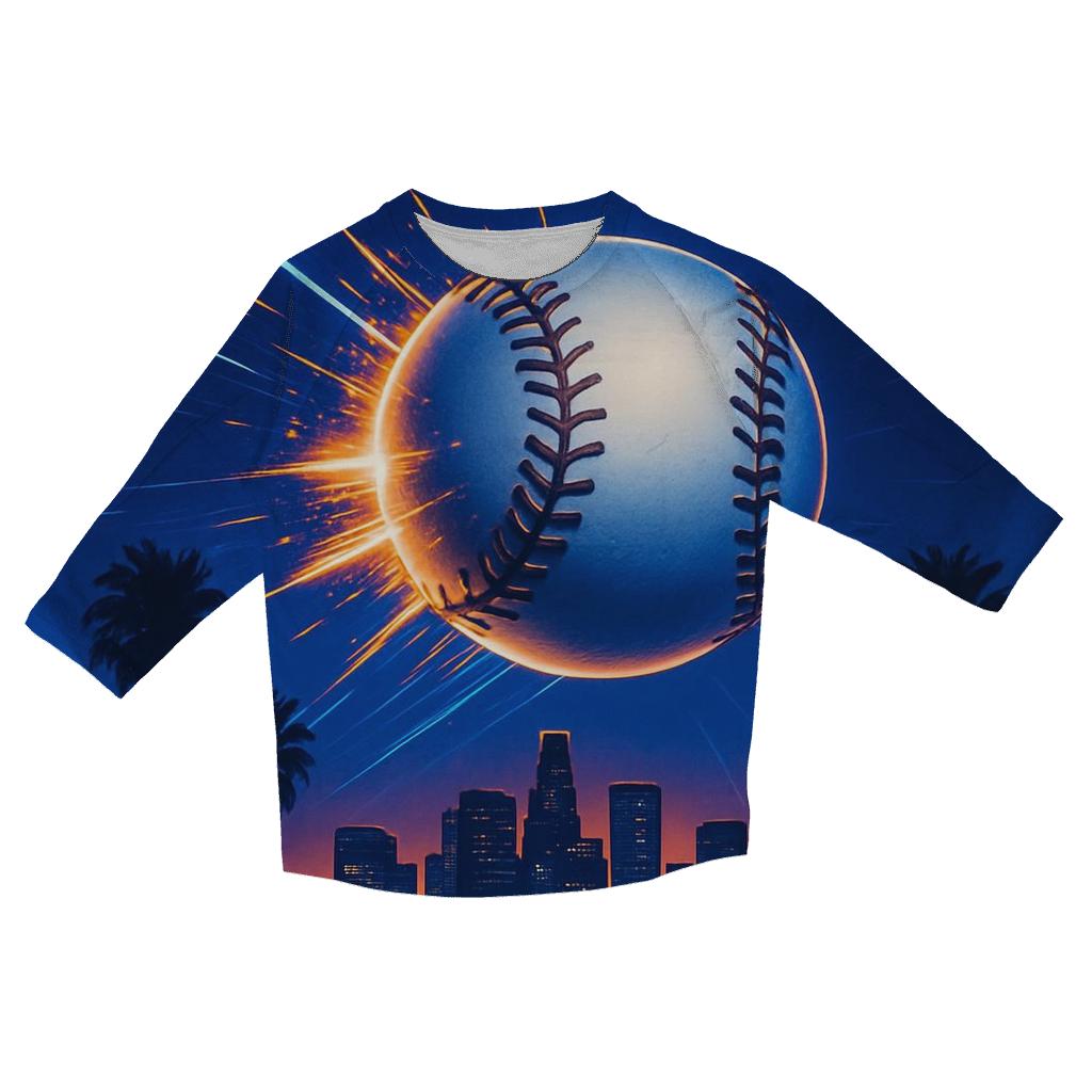 Skyline Fastball Impact printed three quarter sleeve shirts