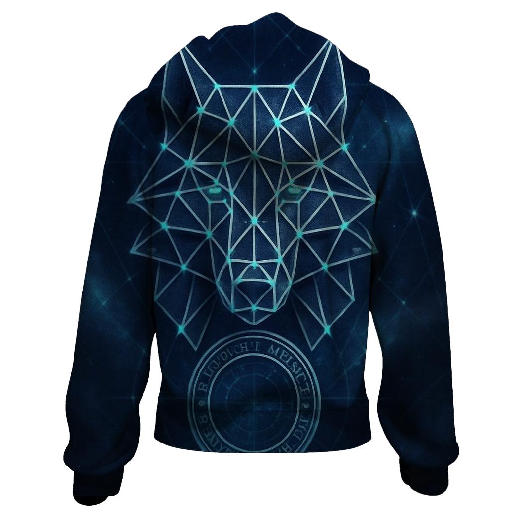 Starlit Sigil Protector printed hoodies
