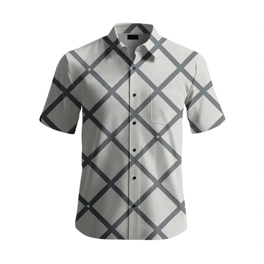 Stellar Trellis Lattice branded embroidered shirts