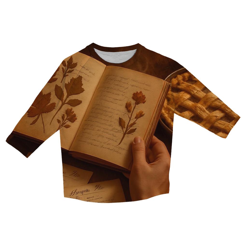 Attic Recipe Archive trendy 3/4 sleeve tops