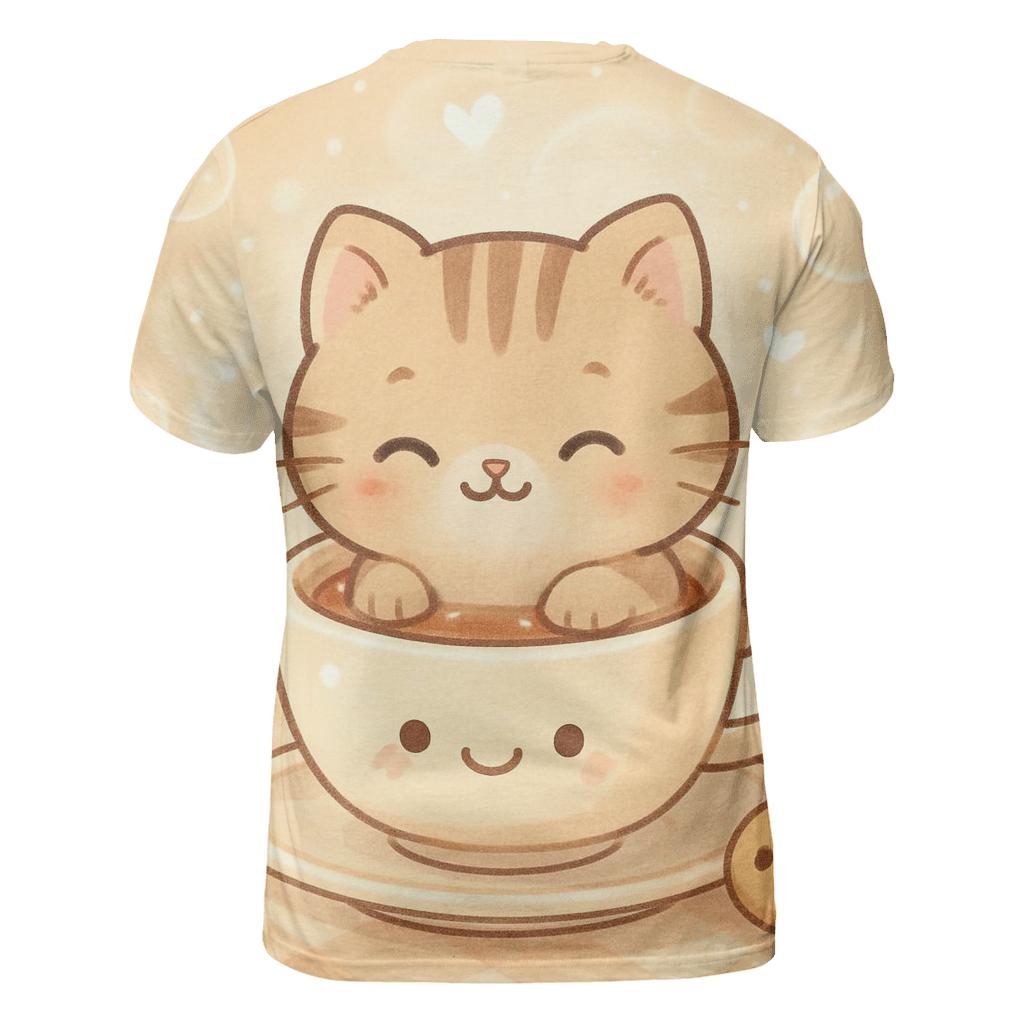 Tea Time Tabby trendy printed shirt styles