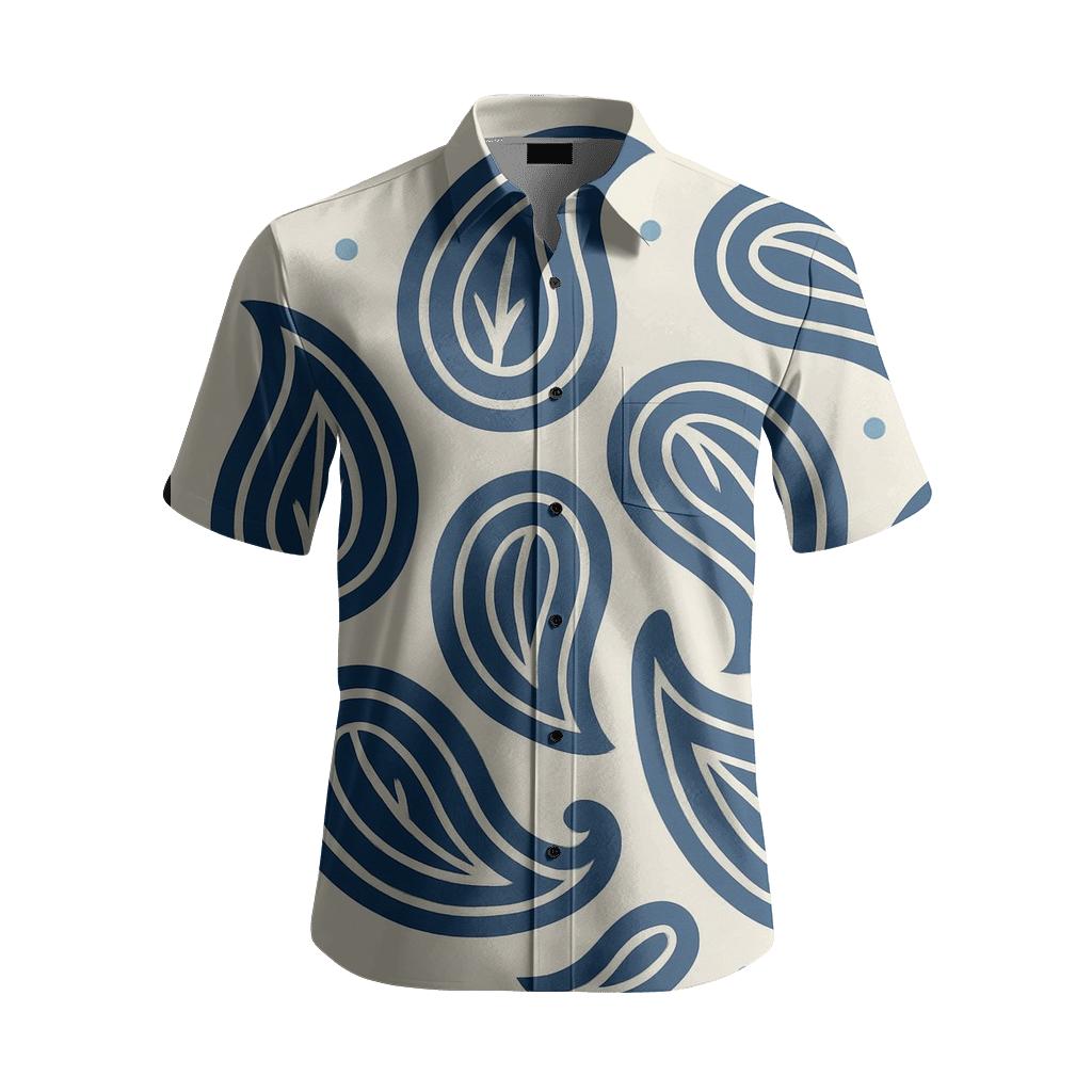 Comet Paisley Cluster fashion embroidery shirts