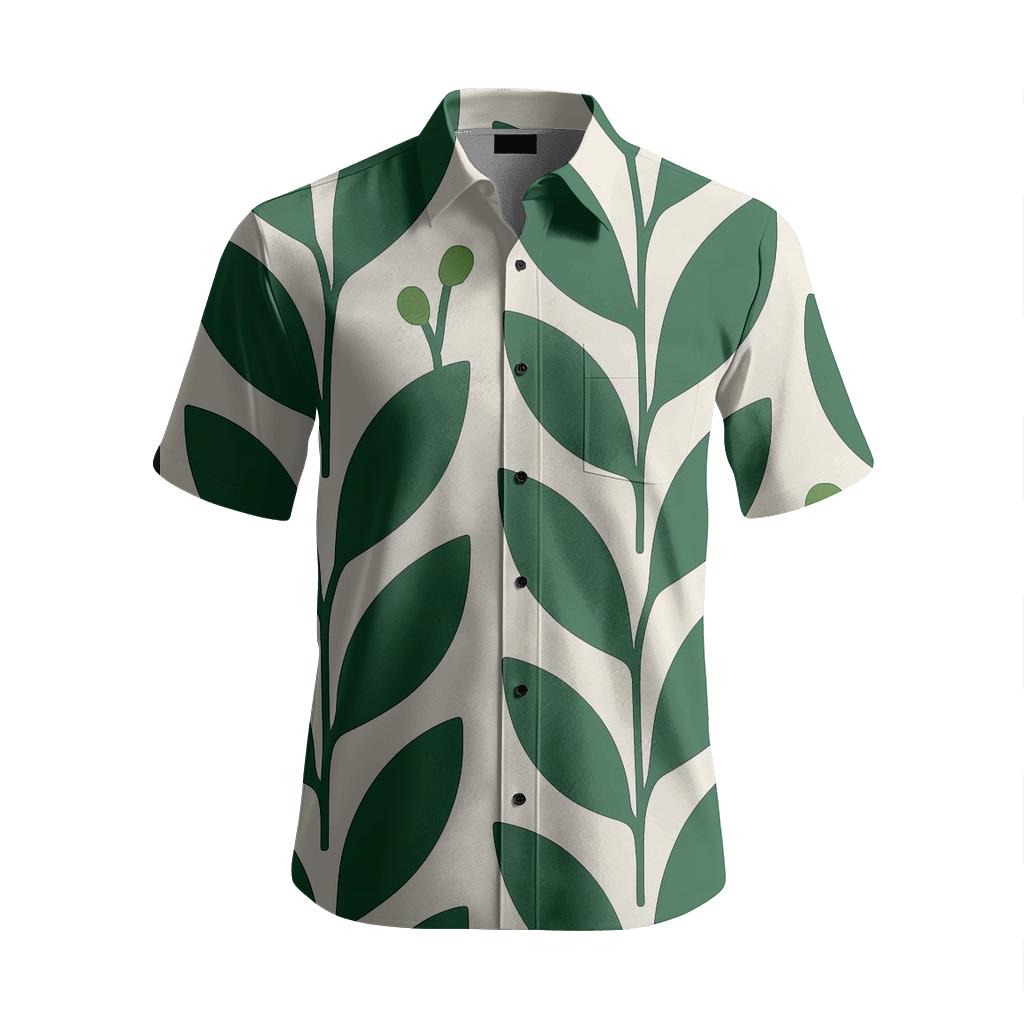 Moonlit Botanical Medley custom embroidered shirts