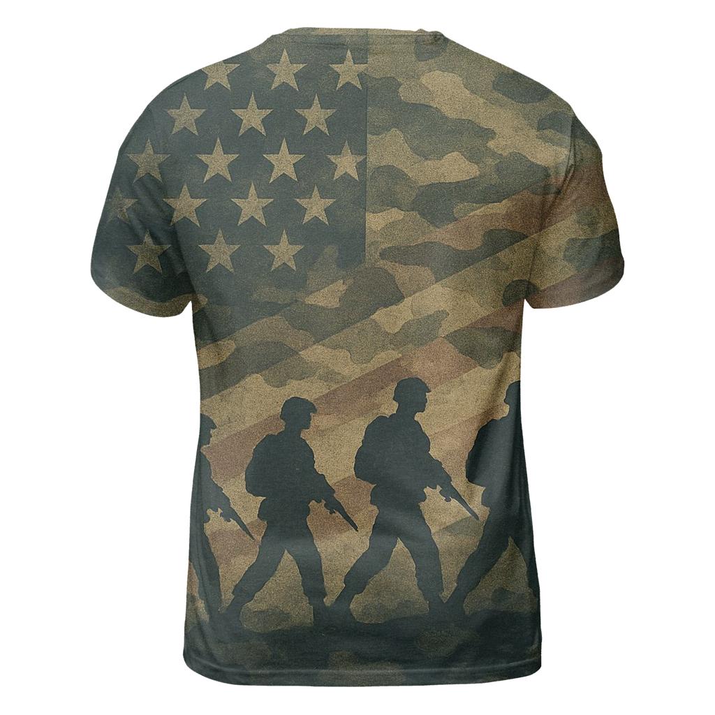 Camouflage Stars Recon creative print fashion shirts