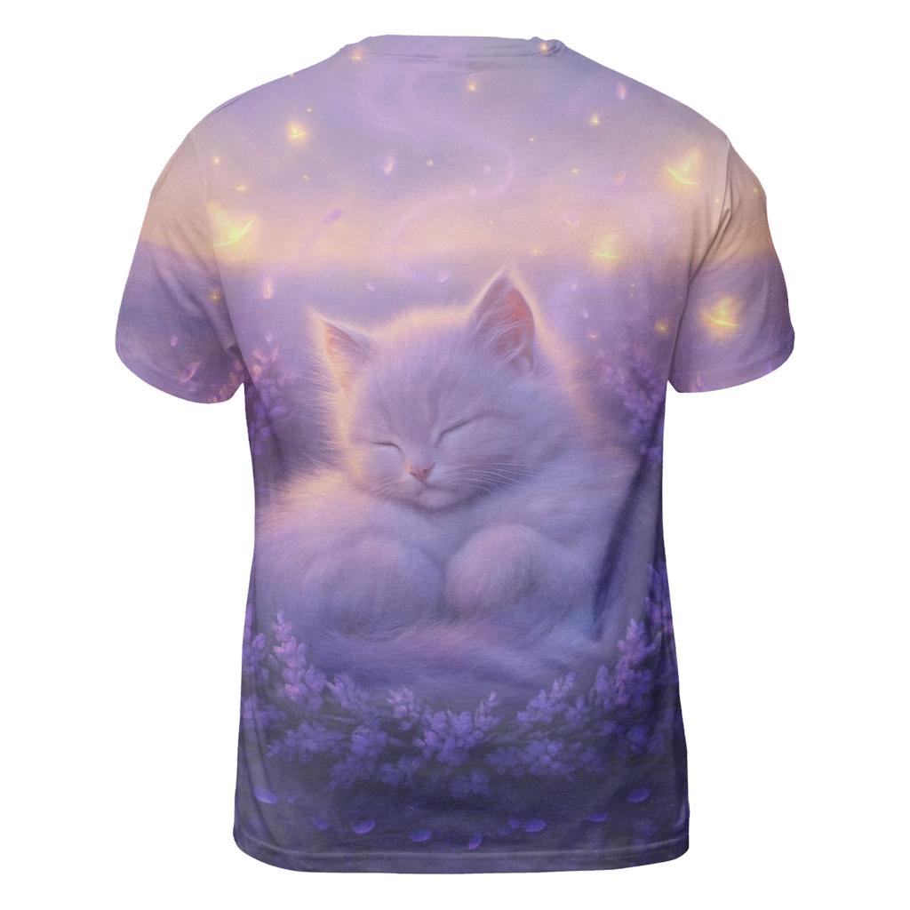 Lavender Dream Curler vibrant all-over design tees