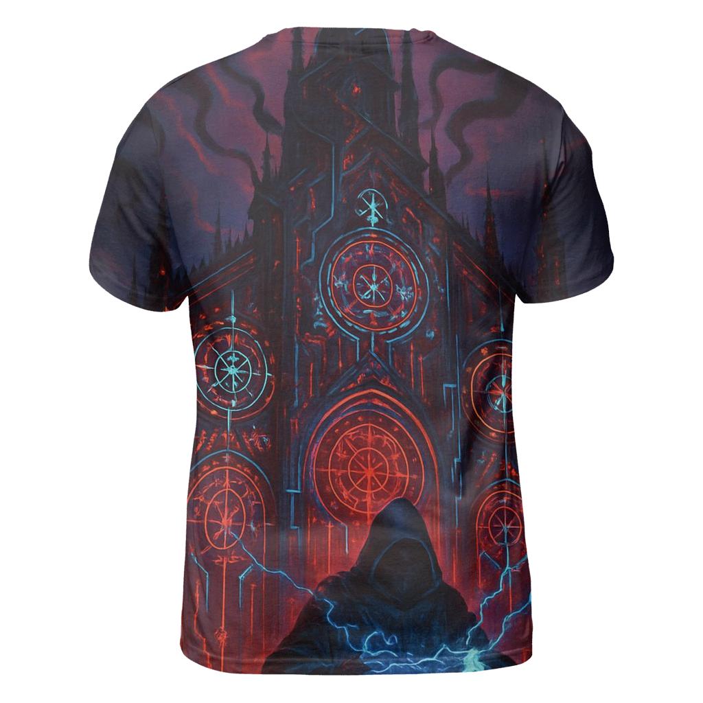 Cathedral Of Cinders artistic all-over print tops