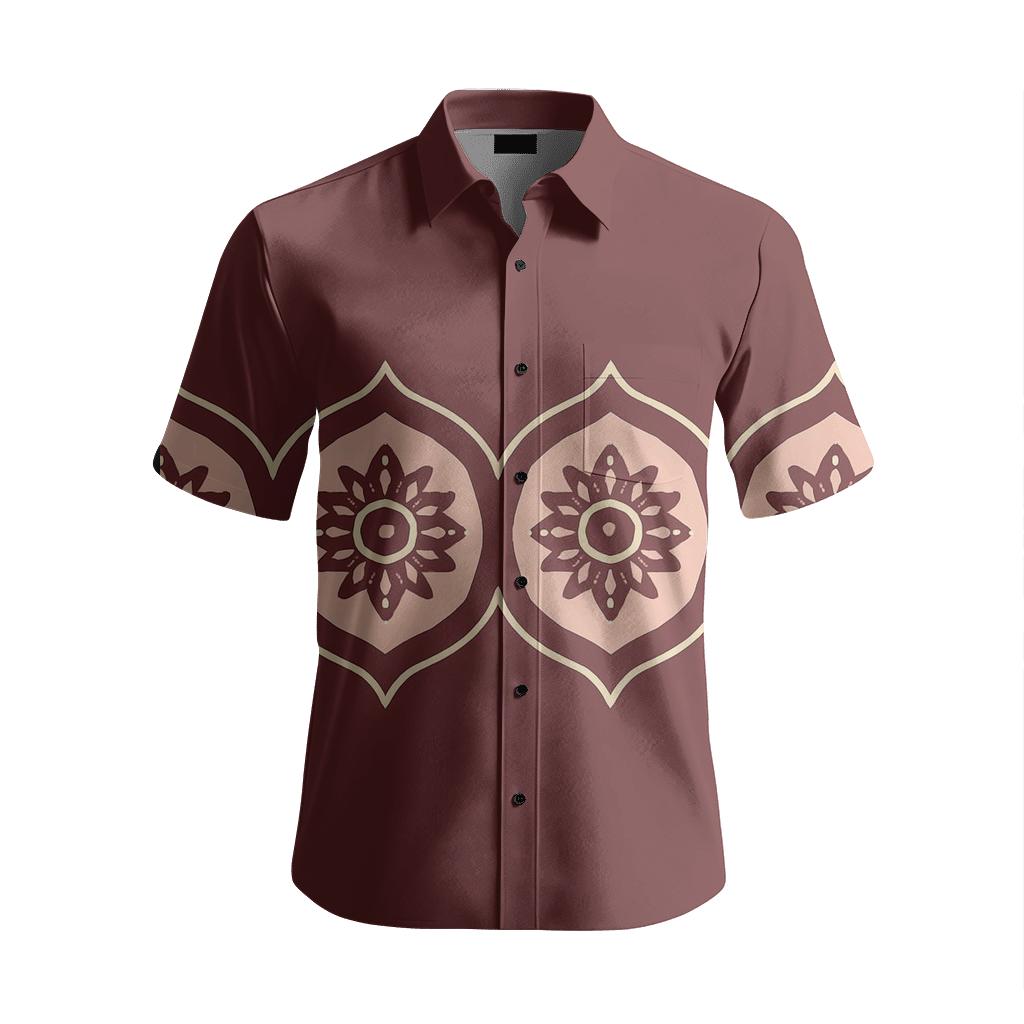 Galactic Ogee Border stylish threadwork shirts