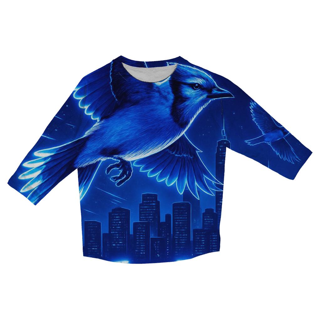 Blue Jays Skyline Charge designer 3/4 sleeve blouses