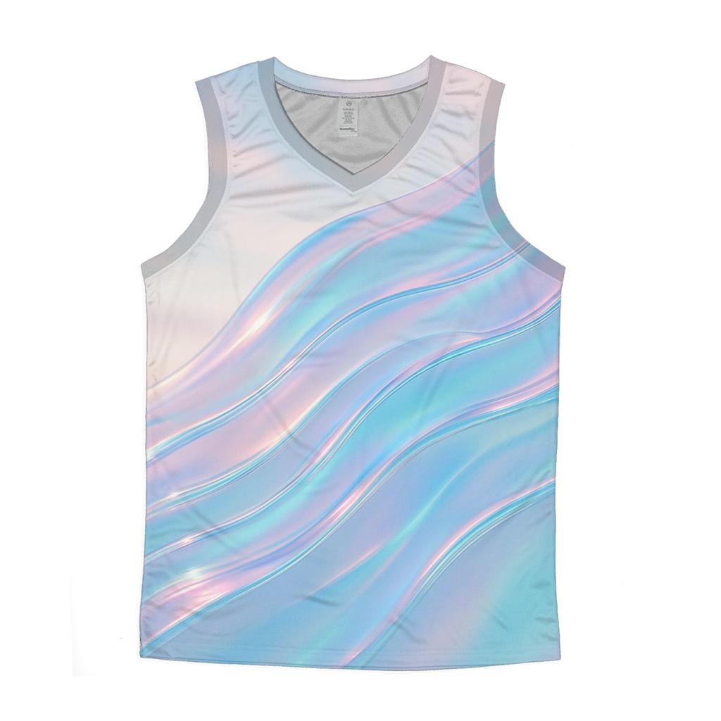 Aurora Glass Waves stylish racerback tanks