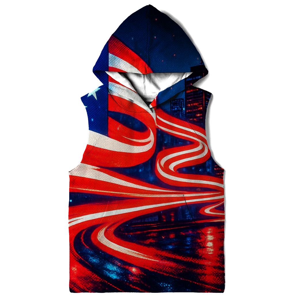 Stars Over Neon Skyline custom hoodies