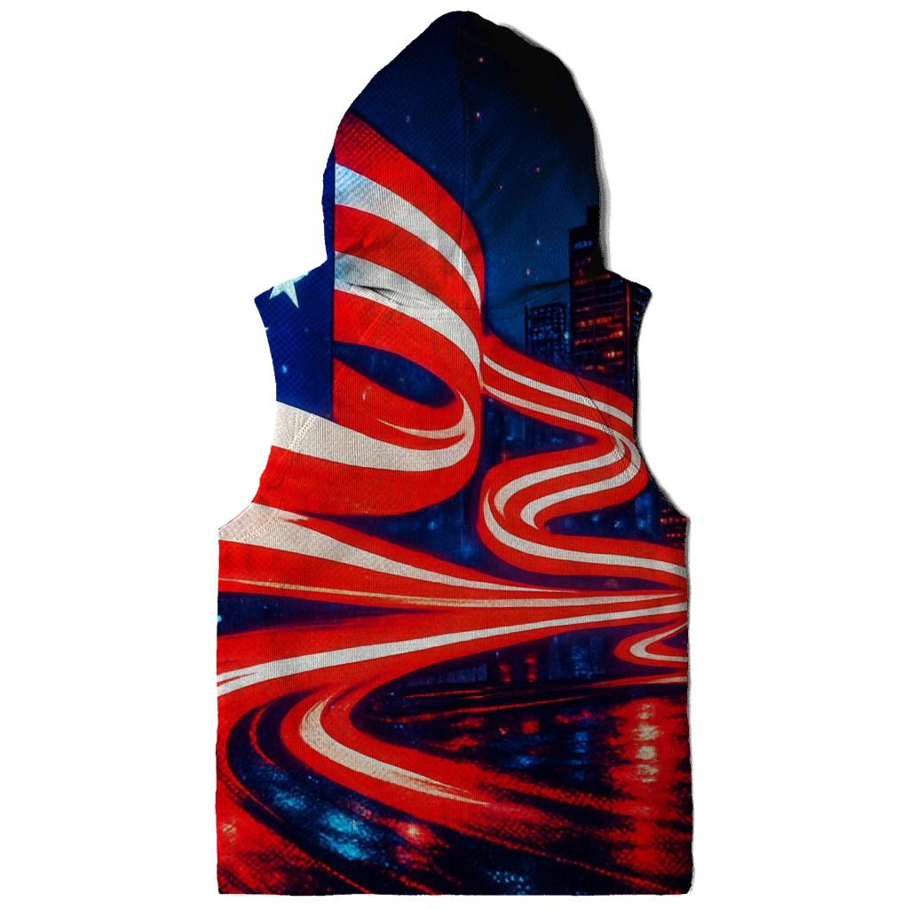 Stars Over Neon Skyline custom hoodies