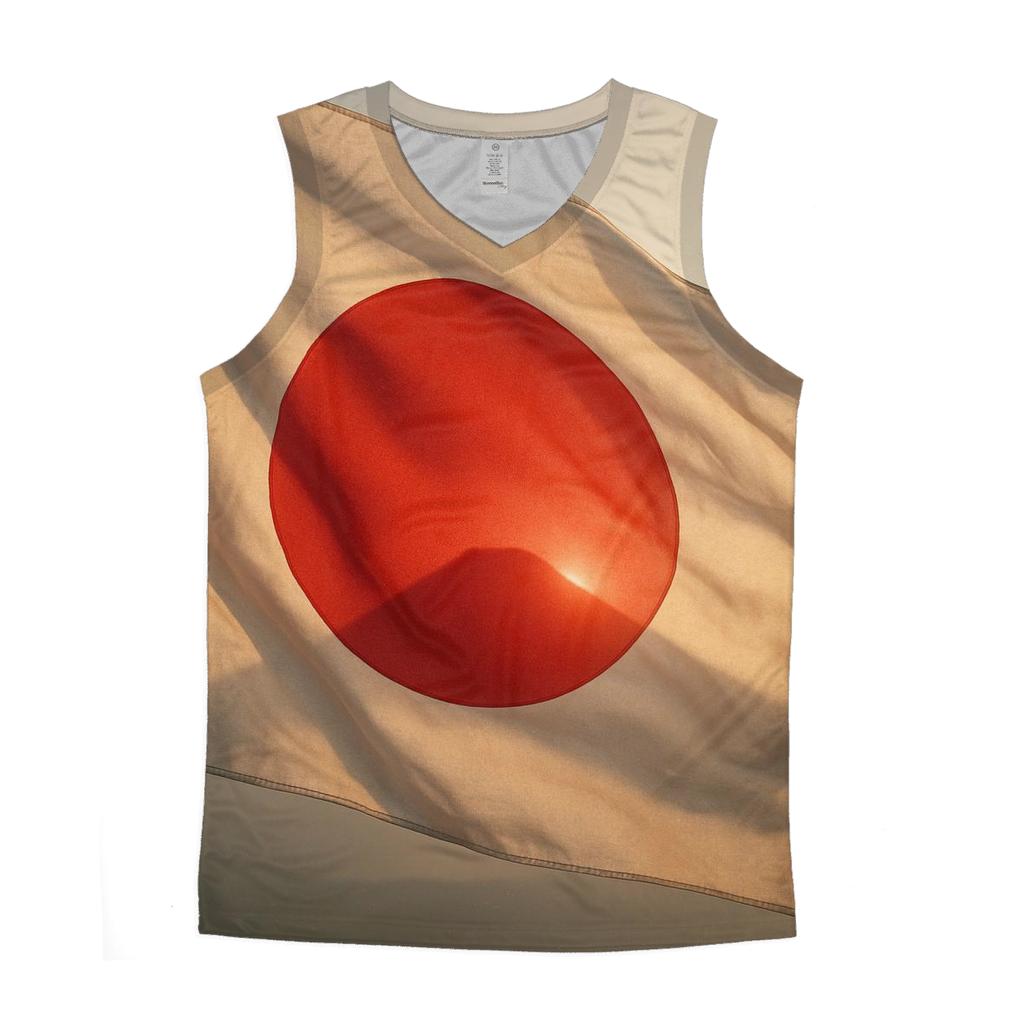 Japan Rising Fabric casual summer tank tops