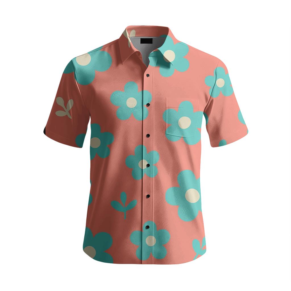 Timewarp Floral Scatter Kids custom embroidered shirts