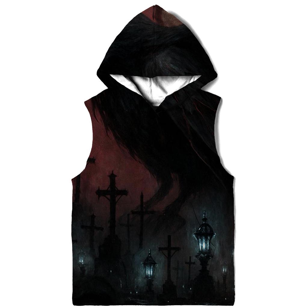 Ravenwing Necropolis printed hoodies