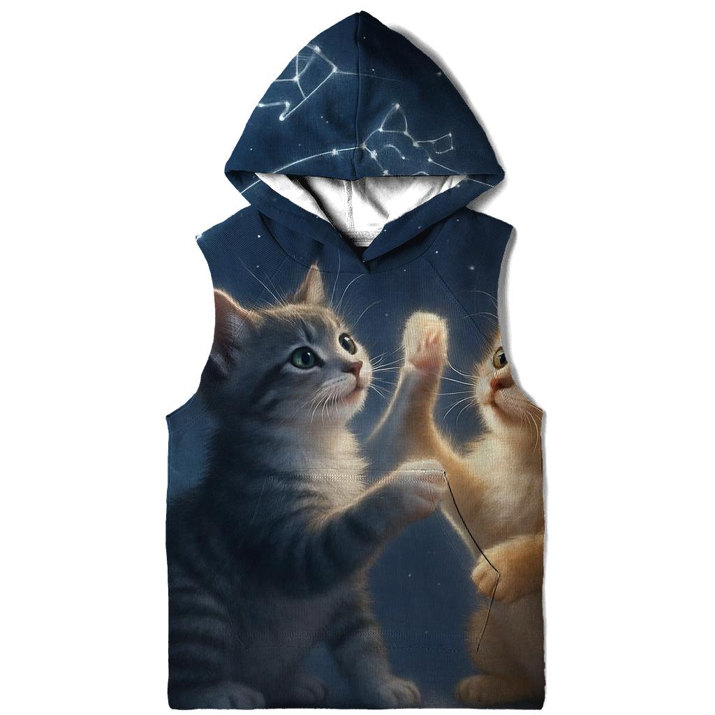 Constellation Playmates printed hoodies
