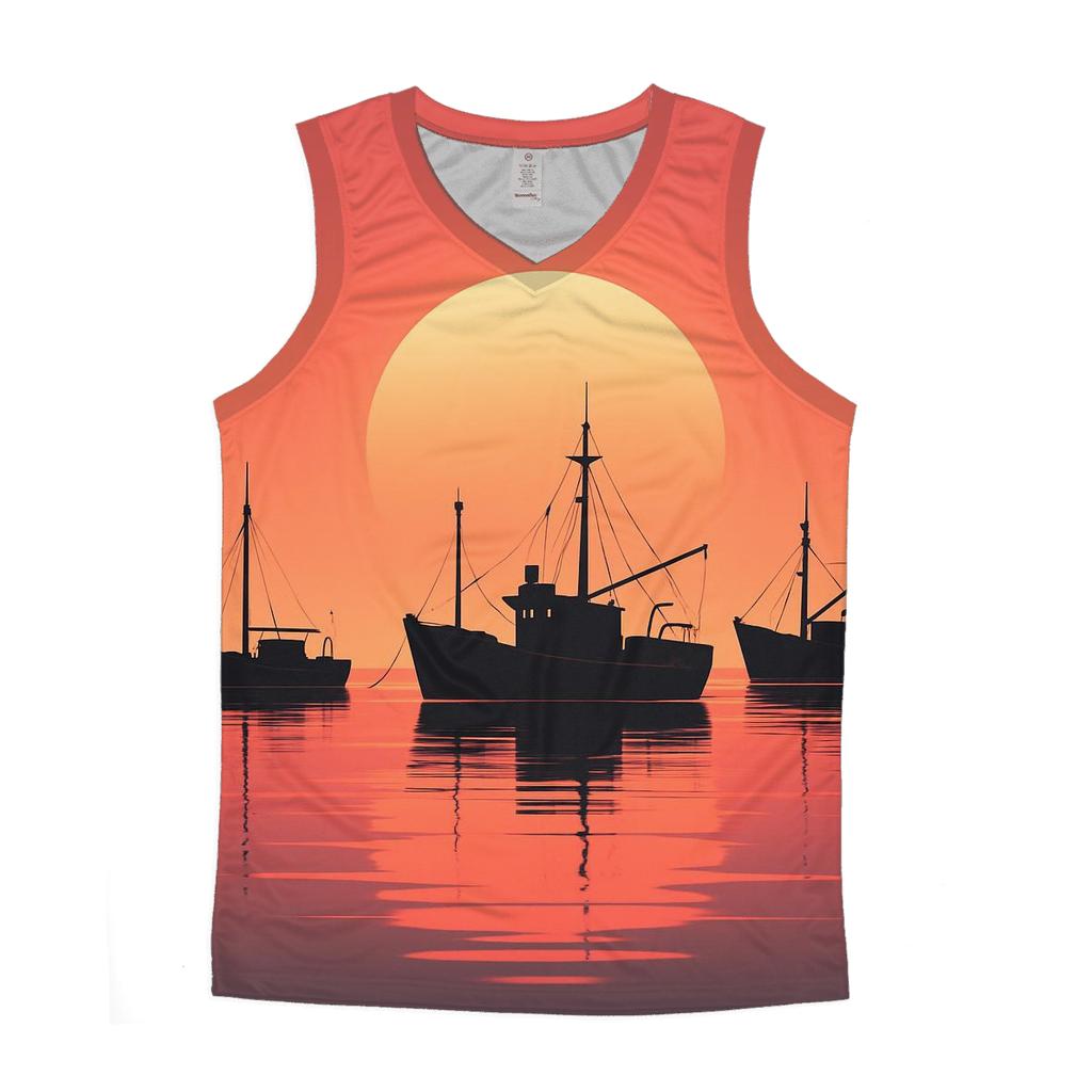 Crimson Harbor Echo trendy fitted tank tops