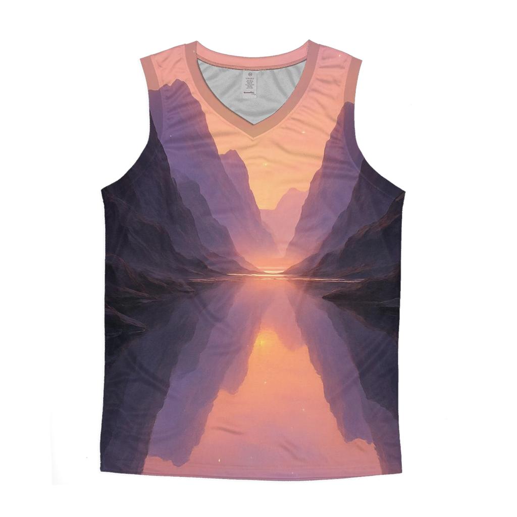 Lavender Mirror Passage personalized athletic tanks
