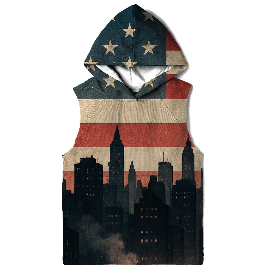 Urban Skyline Stripes lightweight hoodies