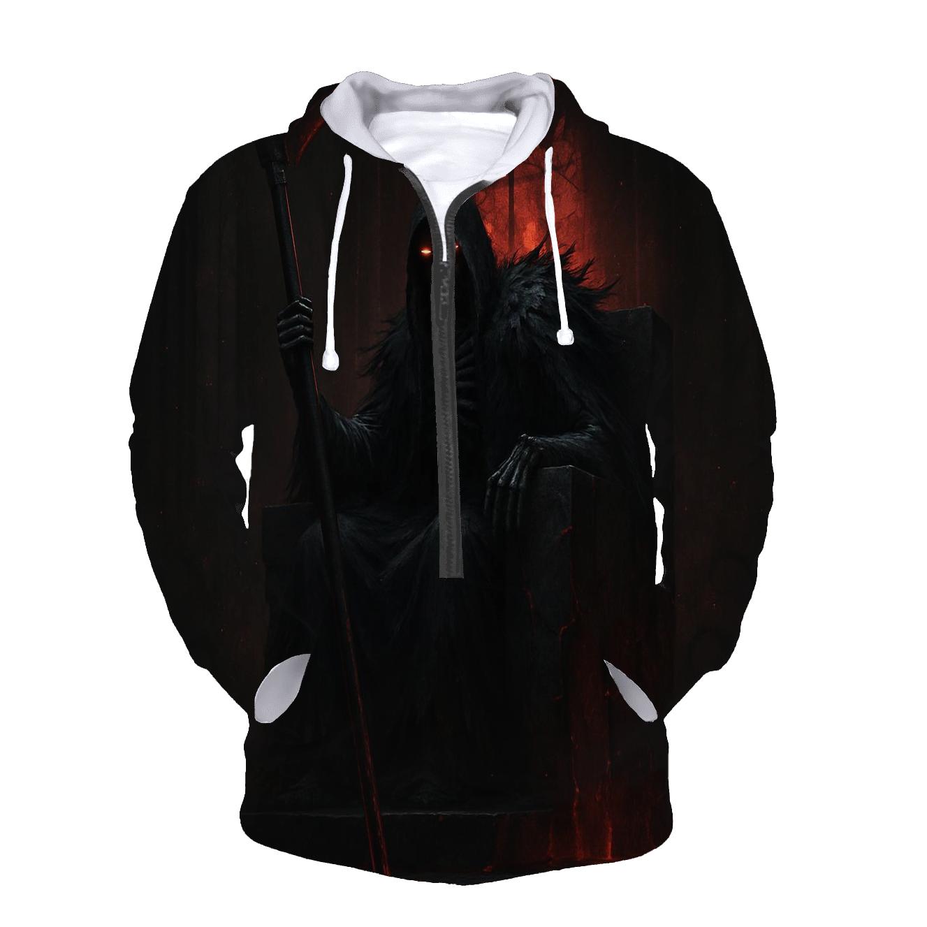 Ashen Reaper Throne pullover hoodies