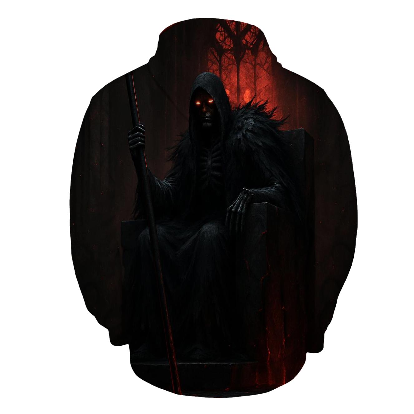 Ashen Reaper Throne pullover hoodies