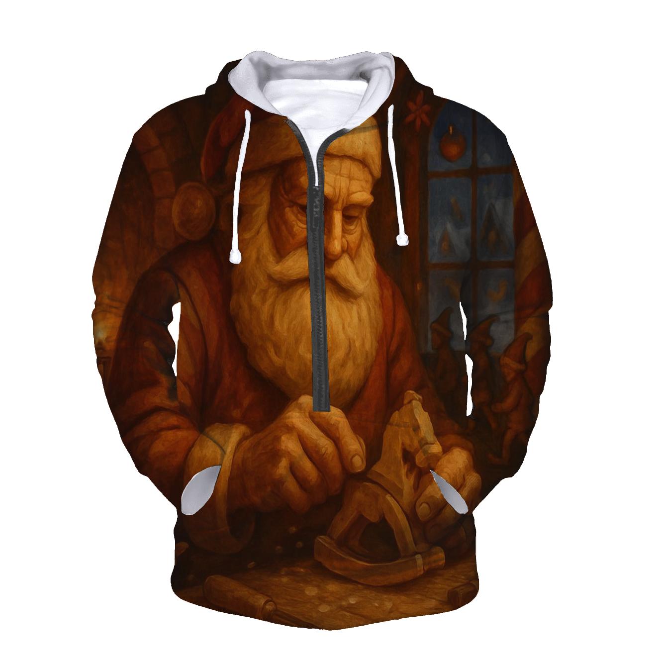 Vintage Workshop Wood Santa hoodie trends
