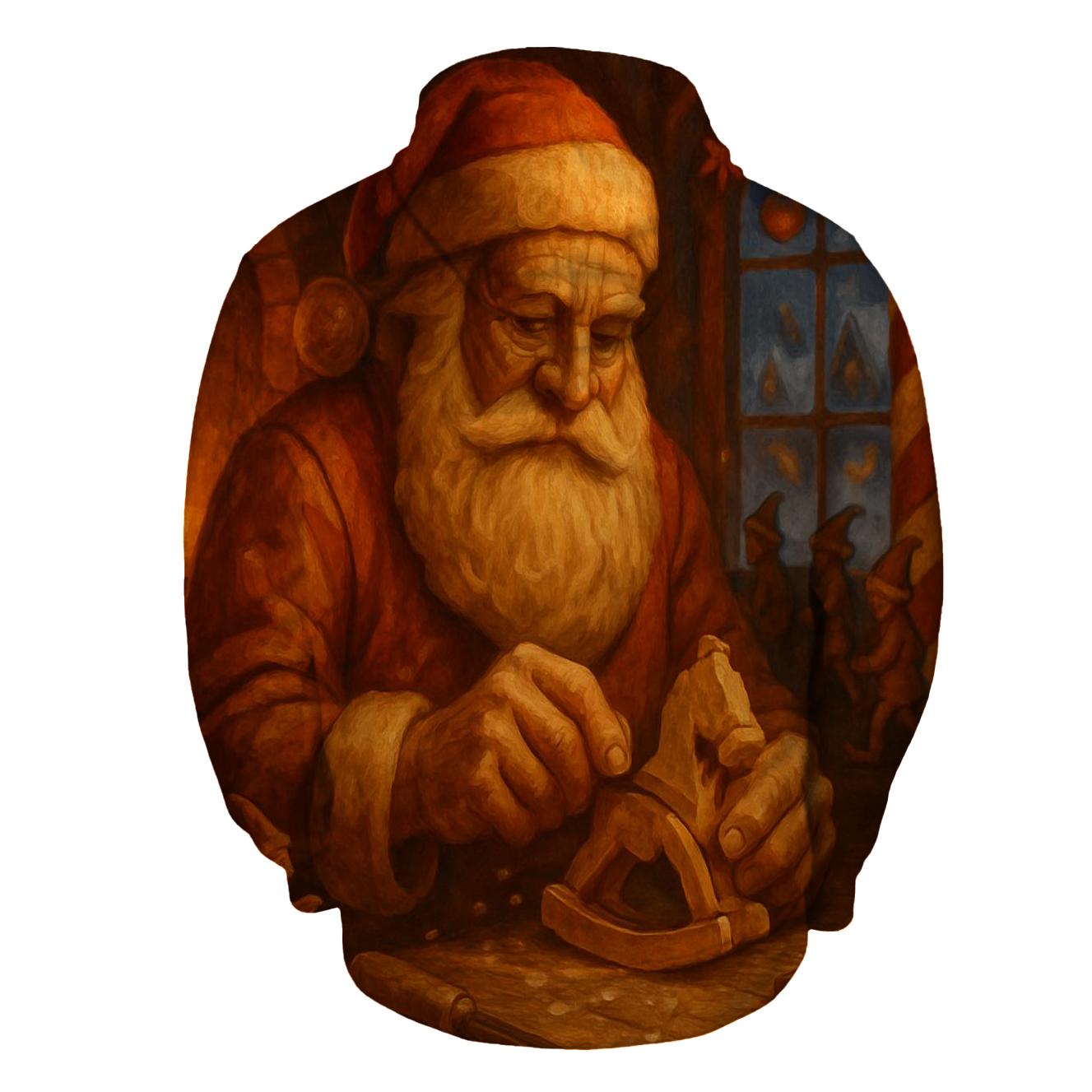 Vintage Workshop Wood Santa hoodie trends