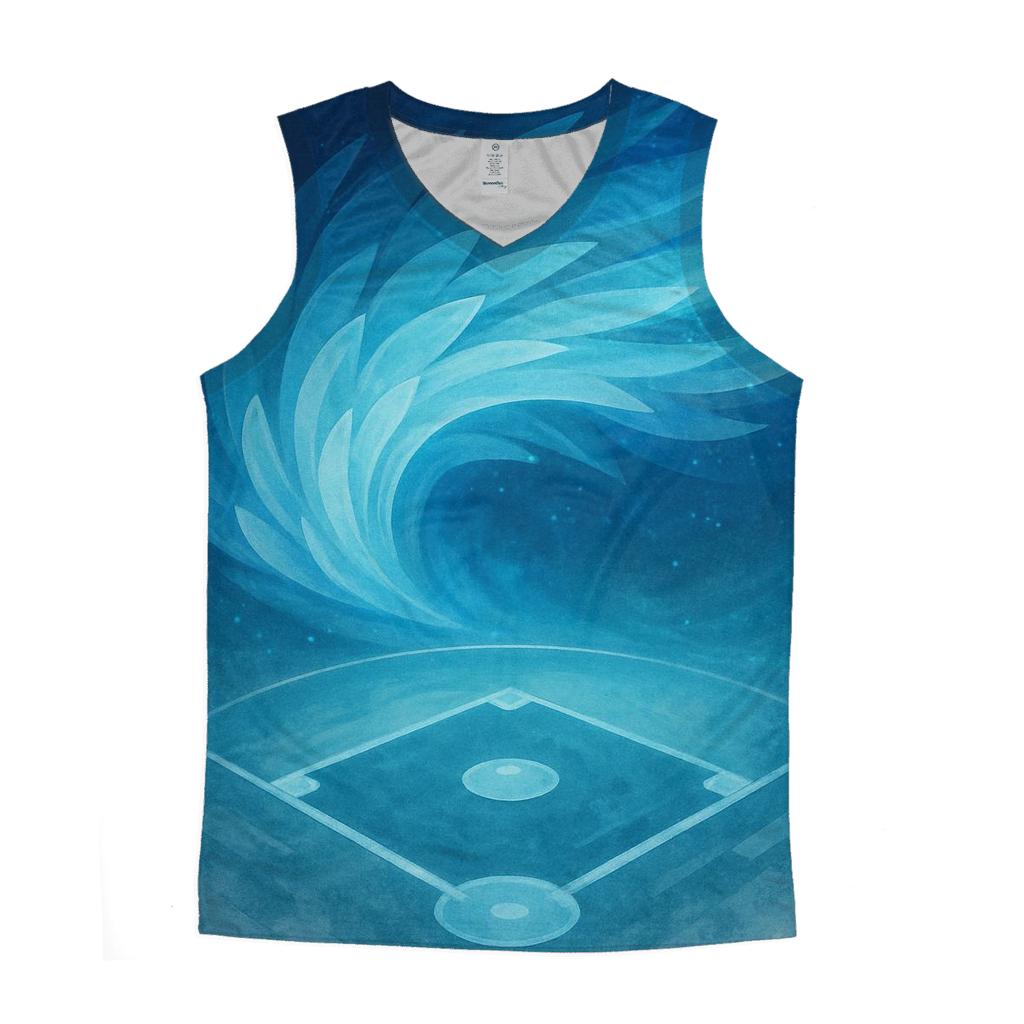 Blue Jays Aurora Crest trendy fitted tank tops