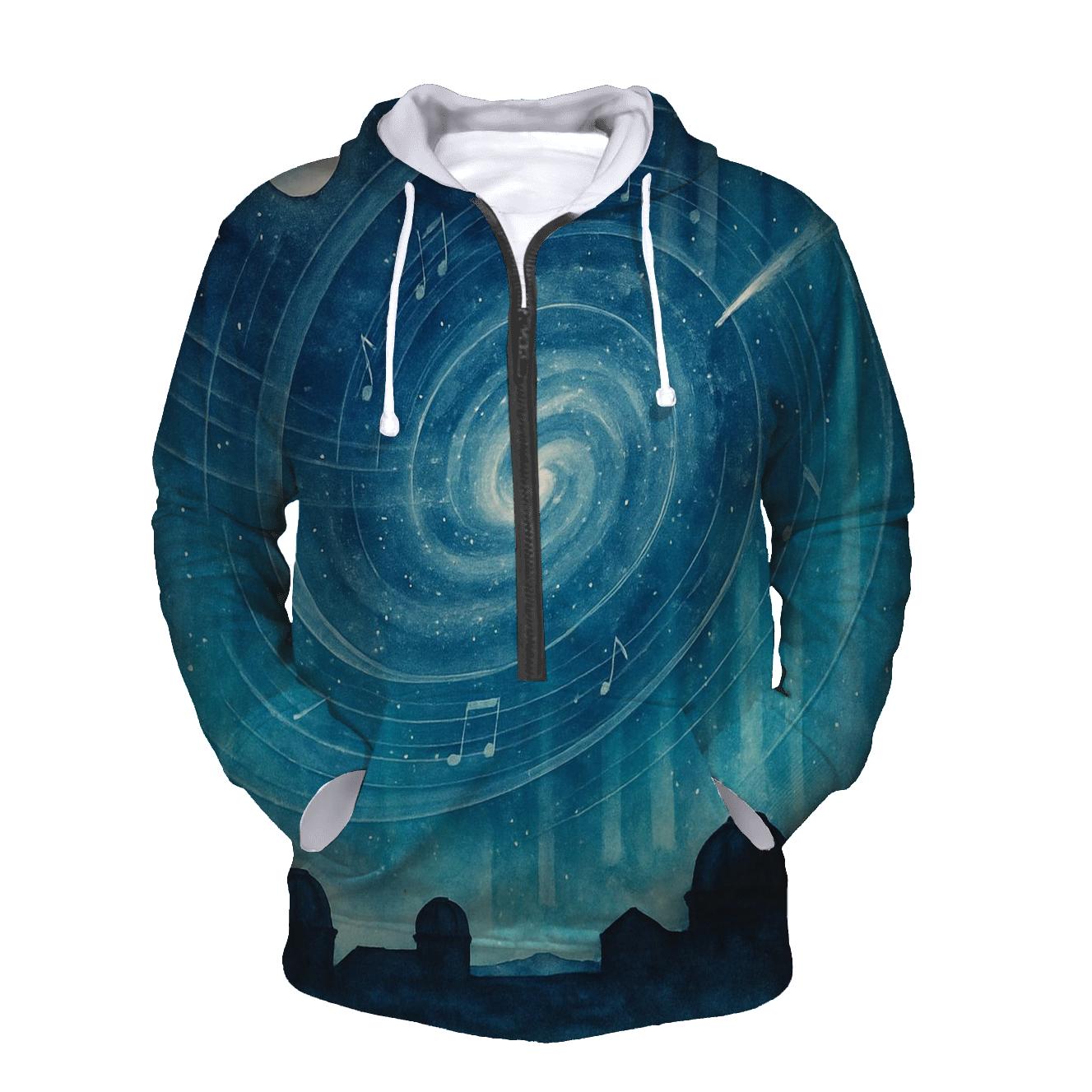 Echoes Of Andromeda embroidered hoodies