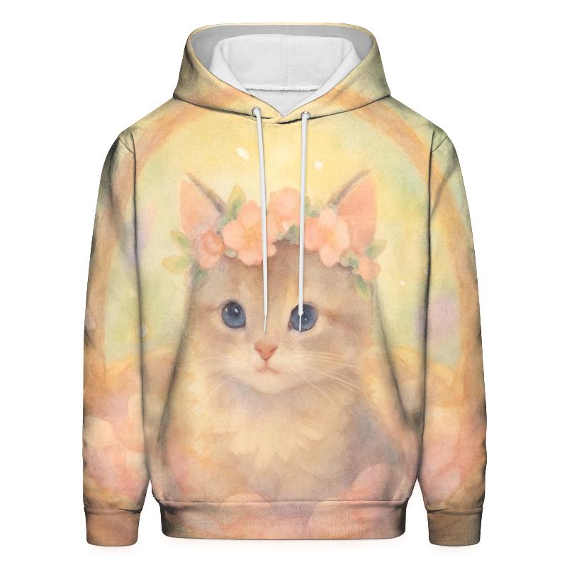 Blossom Crown Kitten premium hoodies