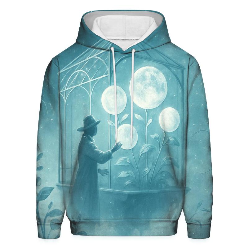 Moonphase Botanica graphic hoodies