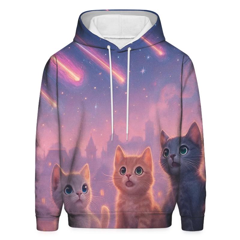 Stargazer Alley Kittens zip-up hoodies