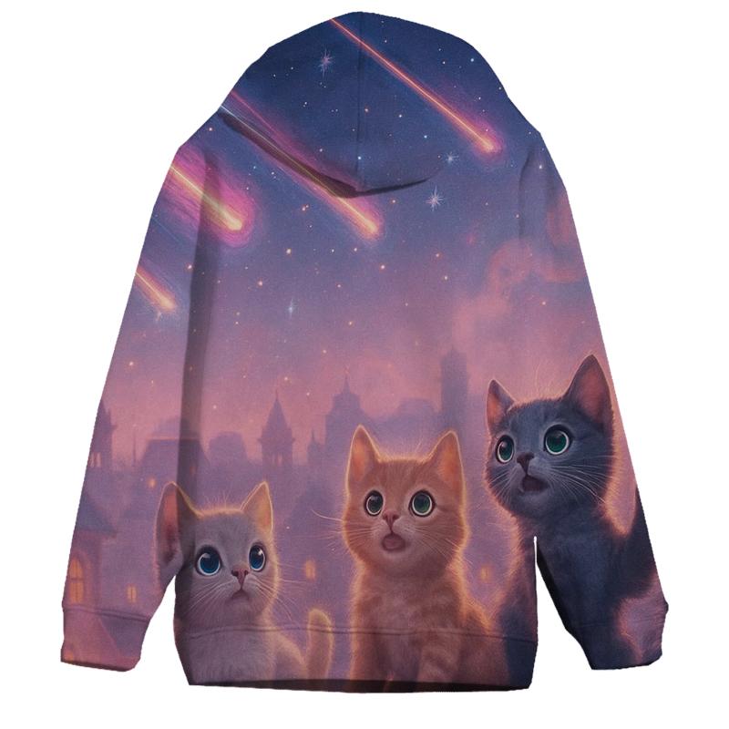 Stargazer Alley Kittens zip-up hoodies