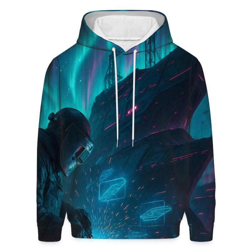 Aurora Shipwright printed hoodies
