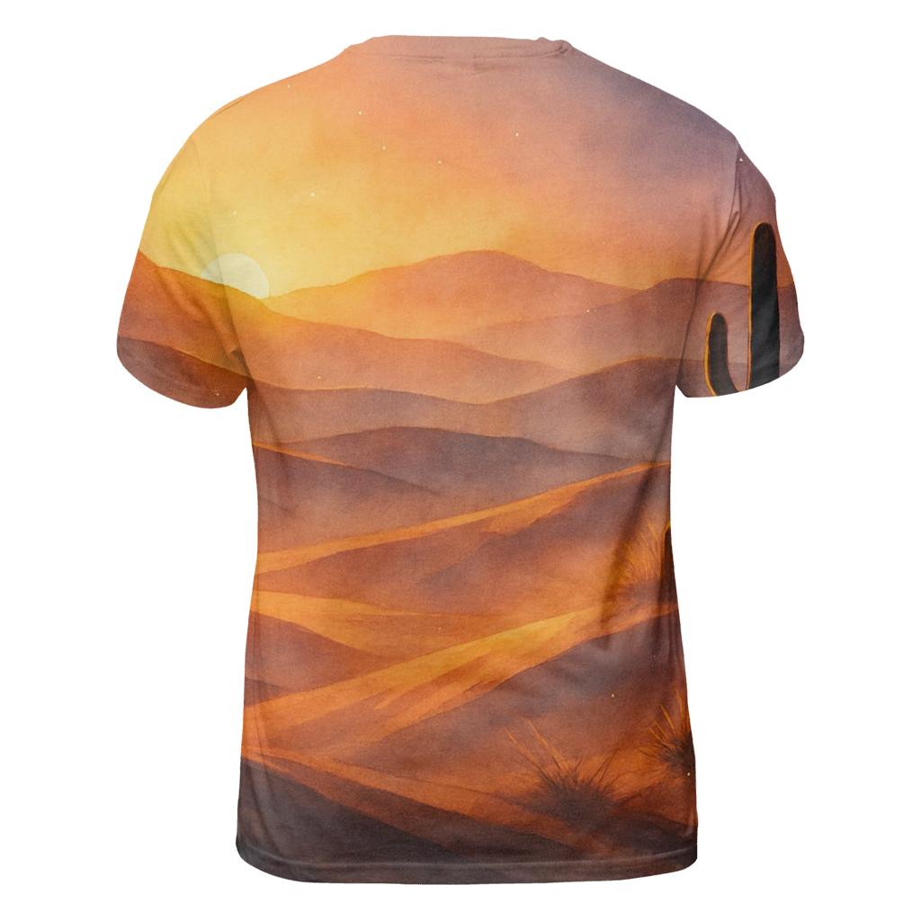 Amber Dune Lullaby artistic all-over print tops